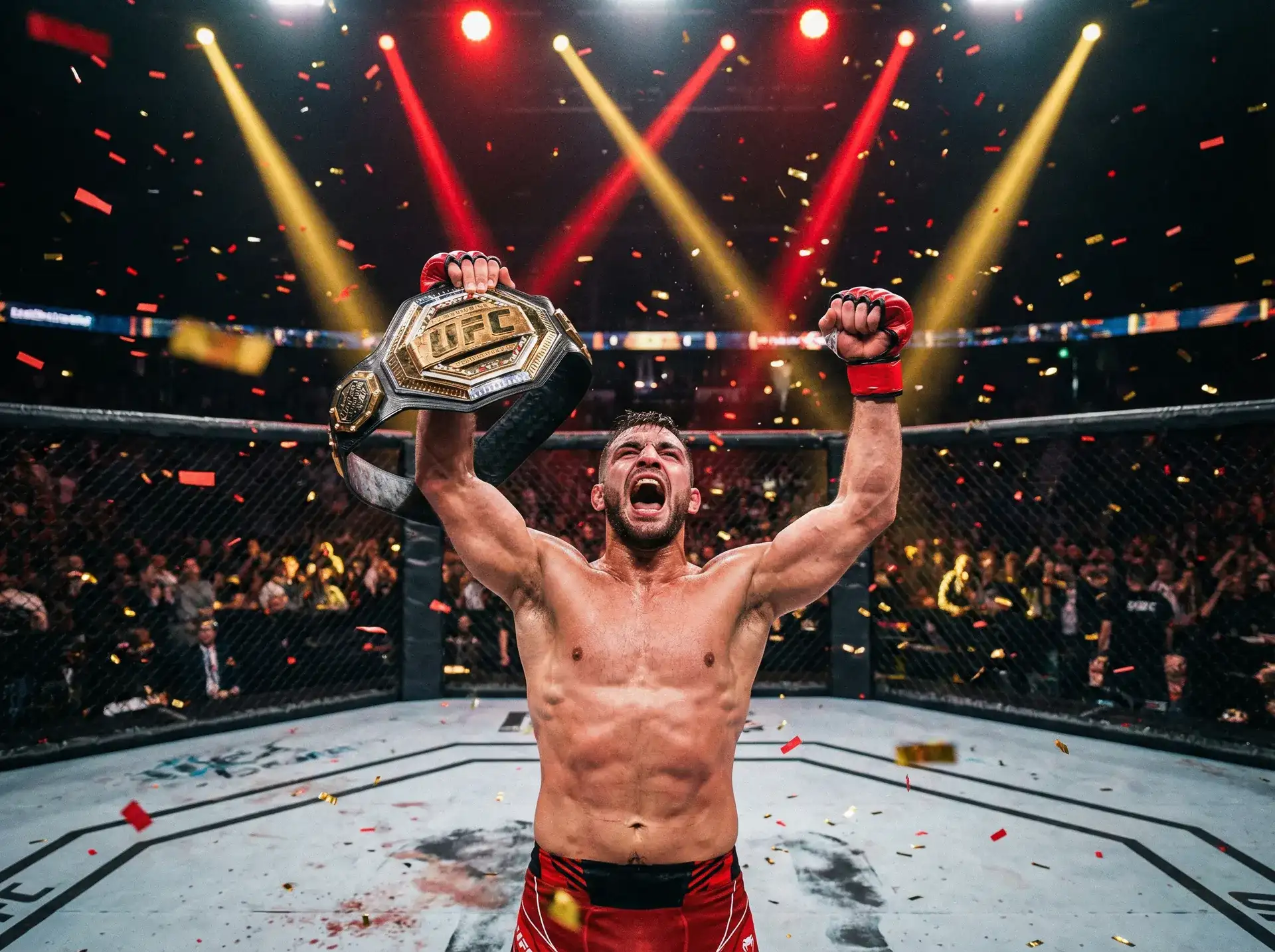 吃瓜大赛 重量级冠军战神阿瑞斯举起金腰带